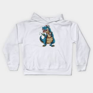 Nurse Dinosaur T-Rex Kids Hoodie